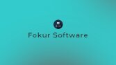 Fokur Software için yaptığım minimalist logo