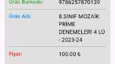 İşletme içersiide Barkod Scanner uygulaması geliştirdirildi