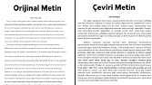 Ders Notu Çevirisi