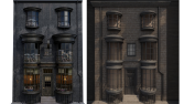 Ollivander’s Wand Shop (3D Yazıcı için Minimalist Çizim)