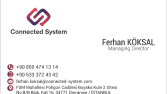 connected system kartvizit çalışması