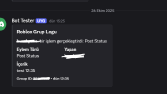Gelişmiş Discord Botu (Roblox entegreasyonu ile)