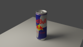 3D Red bull modellemesi