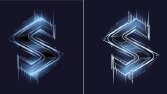 S - Logo vektörel çizim
