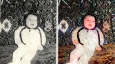 Siyah Beyaz Fotografı Renklendirme.