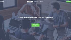 CRUD işlemleri barındıran yönetim panelli bir web sitesi.