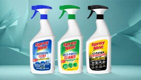 Spray Nine Spray Cleaner Etiket Tasarımları