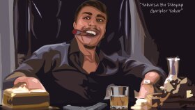 Aleyna Gül için portre illüstrasyonu