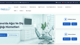 Gazident Diş Kliniği – Çok Dilli Web Tasarım