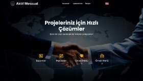aktifmevzuat.com site tasarımı