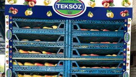 Sebze Meyve Hali Mavi Kasa üzeri etiket tasarımı