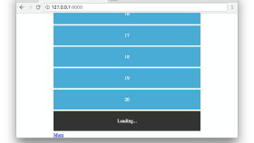Jquery Infinity Scroll