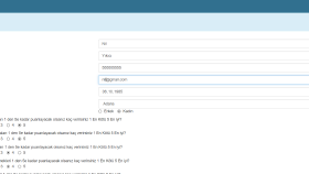 Anket Frontend & Backend 
