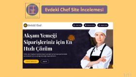 EvdekiChef Site İncelemesi ve Önerisi