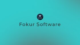 Fokur Software için yaptığım minimalist logo