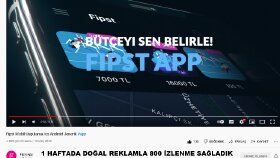 Fipst uygulaması reklamımız
