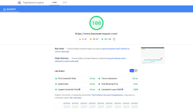 Google Page Speed Insights hızlandırma hizmeti