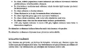 Cep Telefonu Şarj Cihazı Kullanım Kılavuzu