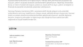 Stajyer CV