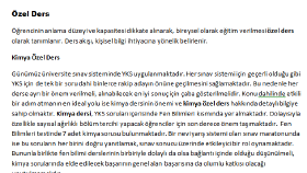 Web Sitesi İçeriği