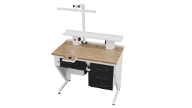 İstenilen Teknisyen Masası İçin Alınnan 3D render.