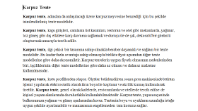 Tente Modelleri Hakkında Makaleler