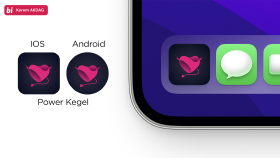 Power Kegel - IOS ve Android App Icon