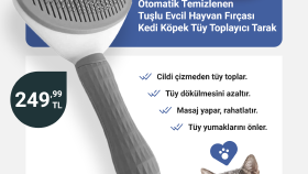 Ürün Reklamcılığı - Kedi Tüy Toplayıcı Tarak - 01