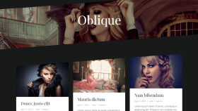 Wordpress Oblique