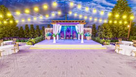 Açık Alan Nikah Alanı Modelleme Peyzaj