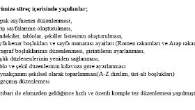 "ferdaa" kullancı adlı hocamızın tez düzenlemesi