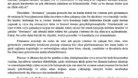 Firma tanıtım metni - Prensipler 