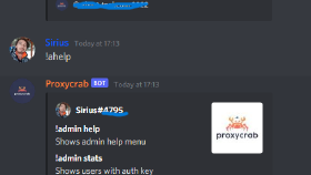 Proxy API entegrasyonu sağlayan Discord botu