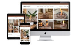 Mela Design için Anahtar Teslim Web Sayfası