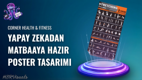 CORNER HEALTH & FITNESS - AI GÖRSELİ MATBAAYA HAZIRLAMA