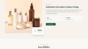 Premium Görünümlü Dinamik Kurumsal Web Sitesi Tasarımı