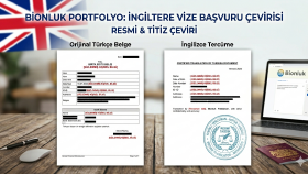İngiltere Vize Başvurusu İçin Yeminli Tercüme
