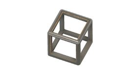 3D baskıya uygun 6'lı ahşap plaka çerçevesi çizimi 