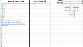 Toplu isim değiştirme
