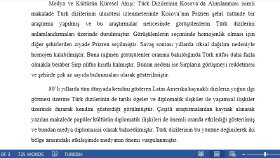 Makale Özet İşi