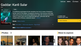 Gaddar: Kanli Sular IMDB Profilini Ekleme