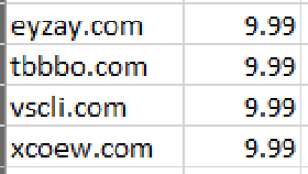 5 Harfli Kaydedilebilir Domain Adreslerinin Bulunması 