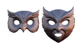 Baykuş Maske tasarımı