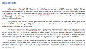 Hakkımızda - Vizyon - Misyon