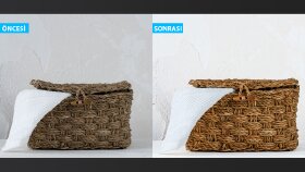 Müşterimizin şirketine ait olan fotoğrafları görselleştirdim