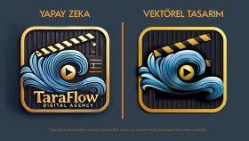 Yapay Zeka Logo Vektörele Çevirme
