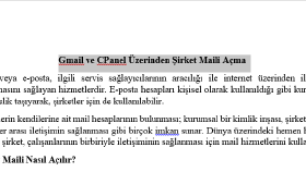 Gmail ve CPanel Üzerinden Şirket Maili Açma 