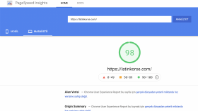 Latinkorse.com için Hızlandırma & Optimizasyon