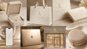 AURELLE | Premium Takı Markası Logo Tasarımı