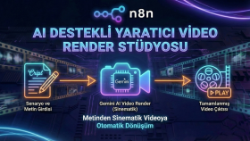 Gemini ile N8N FFMPEG Otomatik Viral Video Fabrikası